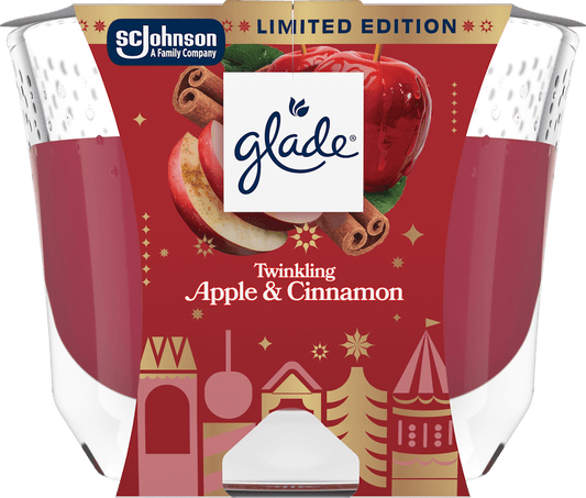 glade Duftkerze Twinkling Apple & Cinnamon, 1 St