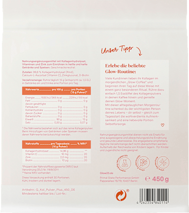 Kollagen Plus Pulver, 450 g