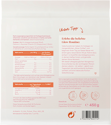 Kollagen Plus Pulver, 450 g