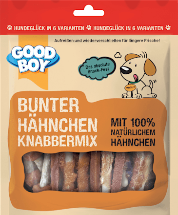 Kausnack Hund Hähnchen Knabbermix, Adult, 320 g