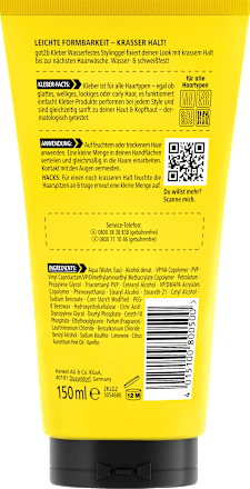 Haargel Kleber wasserfest, 150 ml