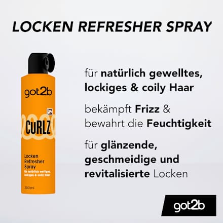 Lockenspray Refresher Curlz, 200 ml