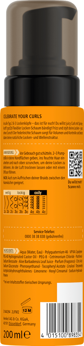 got2b Schaumfestiger Lockenschaum, 200 ml