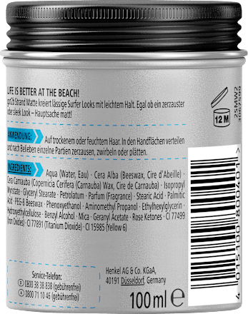 Stylingmatte pasta strandmat, 100 ml