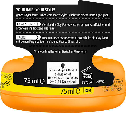 Stylingpasta iStyler Texture Clay, 75 ml