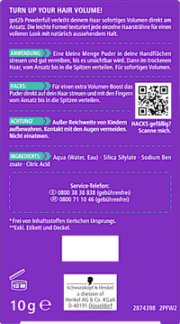 Stylingpoeder volume Powderfull, 10 g