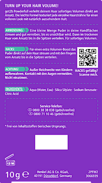 Styling Puder Volumen Powderfull, 10 g