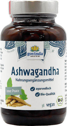 Ashwagandha capsules 90 stuks, 45 g