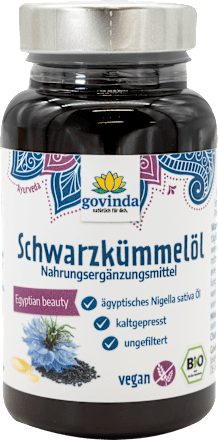 Zwarte komijnolie capsules 90 stuks, 53,6 g