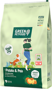 Trockenfutter Hund mit Kartoffel & Erbse, veggie, 10 kg