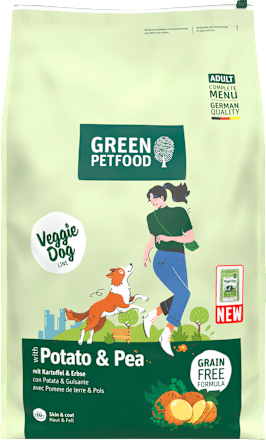 Trockenfutter Hund mit Kartoffel & Erbse, veggie, 10 kg