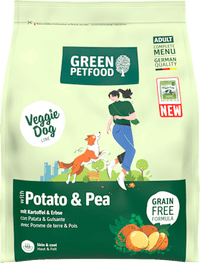 Droog hondenvoer met aardappel &amp; erwt, veggie, 0,9 kg