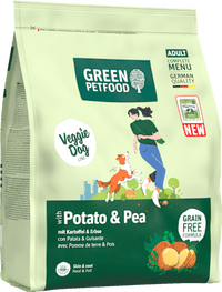 Droog hondenvoer met aardappel &amp; erwt, veggie, 0,9 kg