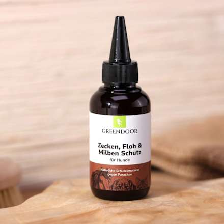 Lotion für Hunde Anti Zecken, Flöhe & Milbenschutz, 100 ml Greendoor