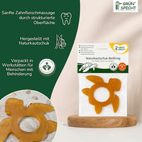 Beißring, Naturkautschuk, Schildkröte, 1 St