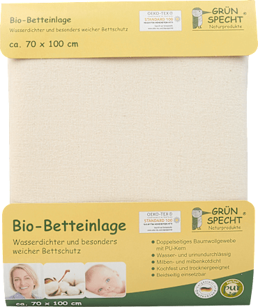 Betteinlage 70x100 cm, 1 St Grünspecht