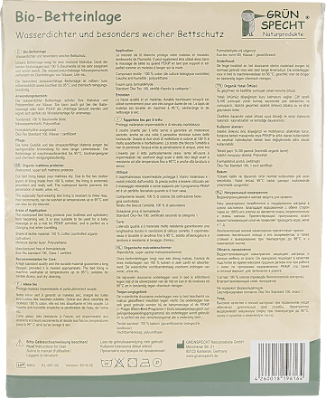 Betteinlage 70x100 cm, 1 St Grünspecht