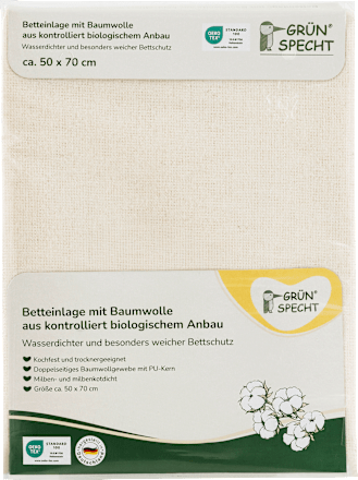 Betteinlage mit Baumwolle 50x70 cm, 1 St