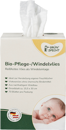 Bio-Pflege-/Windelvlies, 70 Blatt, 1 St