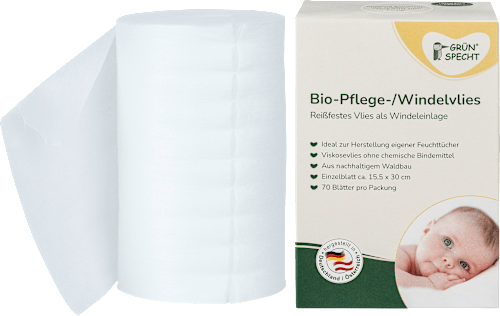 Biologische verzorgings-/luiervlies, 70 vel, 1 stuk