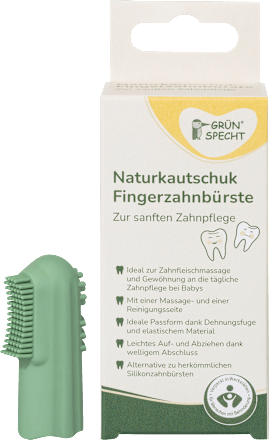 Fingerzahnbürste Naturkautschuk, 1 St