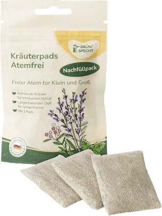 Kräuterpads Atemfrei, Nachfüllpack, 3 St
