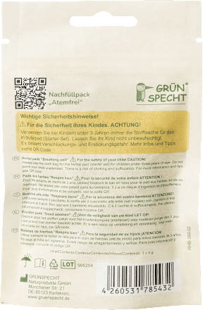 Kräuterpads Atemfrei, Nachfüllpack, 3 St