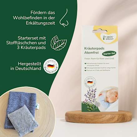 Kräuterpads Atemfrei Starter-Set, 1 Set