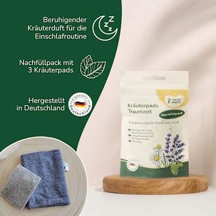 Kräuterpads Traumzeit, Nachfüllpack, 3 St
