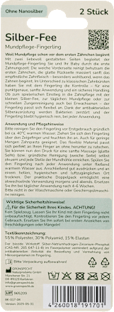 Mundpflege Fingerling Silber-Fee, 2 St