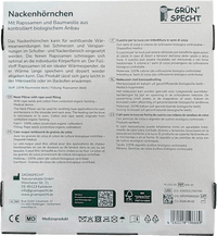 Nackenhörnchen Rapssamen grau-mint, 1 St