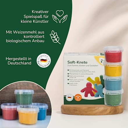 Soft-Knete Set 4tlg (4 x 120 g), 1 St