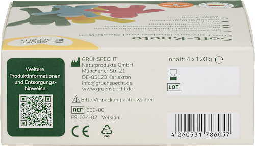 Soft-Knete Set 4tlg (4 x 120 g), 1 St