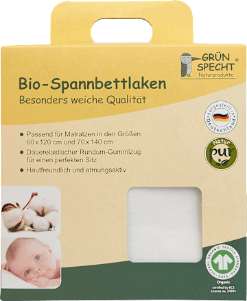 Hoeslaken, wit, 1 stuk