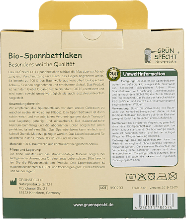 Hoeslaken, wit, 1 stuk