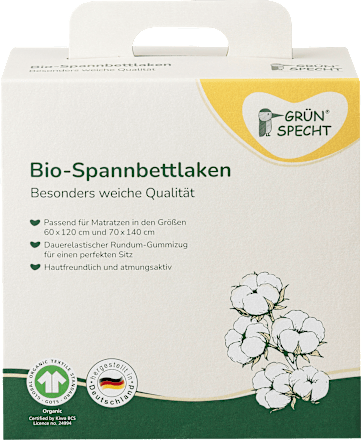 Spannbettlaken, weiß, 1 St