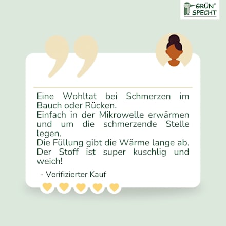 Traubenkern Bauch- und Rückenkissen, 1 St