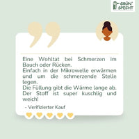 Traubenkern Bauch- und Rückenkissen, 1 St