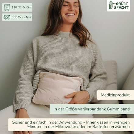 Traubenkern Bauch- und Rückenkissen, 1 St