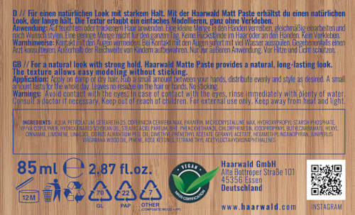 Haarwachs Blue Wax Natürlicher Look, 85 ml