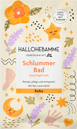 HALLOHEBAMME Baby Badezusatz Schlummer Bad, 20 ml