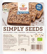 Brood, 5-zadenbrood Simply Seeds, glutenvrij (4 stuks), 275 g