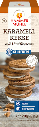 Karamellkekse mit Vanillecreme, glutenfrei, 120 g