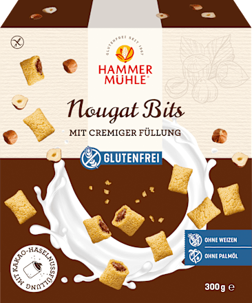Nougat Bits, glutenfrei, 300 g