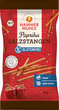 Paprika Salzstangen, glutenfrei, 45 g