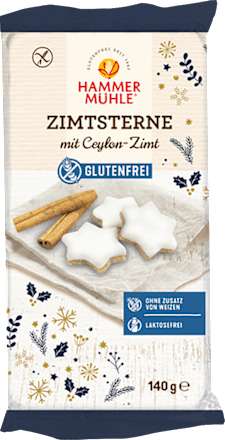 Zimtsterne, glutenfrei, 140 g Hammermühle