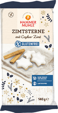 Zimtsterne, glutenfrei, 140 g Hammermühle