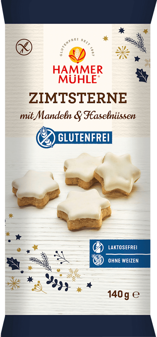 Étoiles de cannelle Hammermühle, sans gluten, 140 g