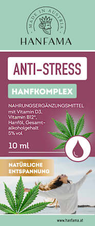 Anti-Stress Hanfkomplex Tropfen, 10 ml