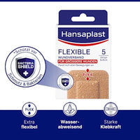 Flexibler Wundverband (6x9 cm), 5 St Hansaplast